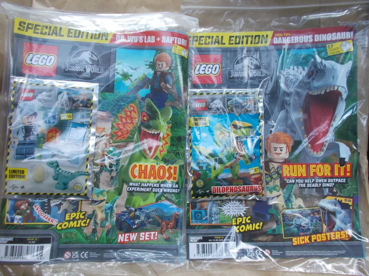Lego jurassic hotsell world magazine