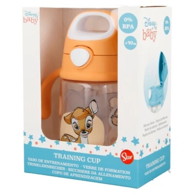 STOR Pop Up Trainingsbecher Trinklernbecher 370ml Disney Bambi Dumbo 101 Dalmatiner