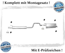 Auspuffanlage für Opel Meriva A 1.6 64/74/77KW Auspuff Montagesatz