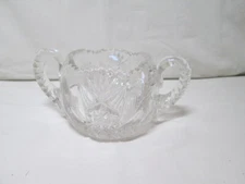 Brilliant Cut Glass CRYSTAL Sugar Bowl