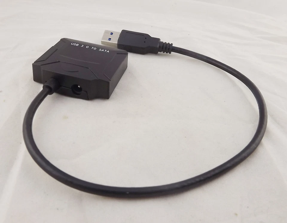 USB 3.0 Male To SATA 22Pin Adapter Converter Cable 2.5" 3.5" HDD Hard Drive Disk - Image 4 of 4