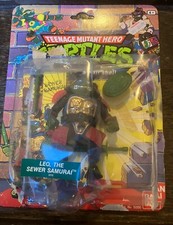 Selten, Teenage Mutant Hero Turtles, Leo, The Sewer Samurai. Komplett & Verpackung