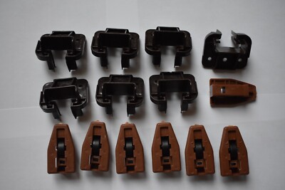 7x Kenlin Rite Trak I Drawer Guide Glide w/ Stop Roller & Screws -  Authentic