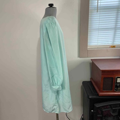 Lulus neuwertig grün Größe mitteldurchsichtig langärmelig Shift Minikleid - Bild 3 von 4