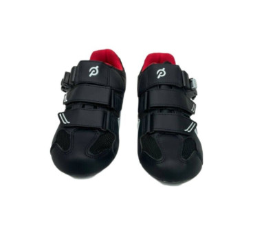 Chaussures Cyclisme Peloton Altos – Noir/rouge – Pointure 6.5 US M / 8 US F
