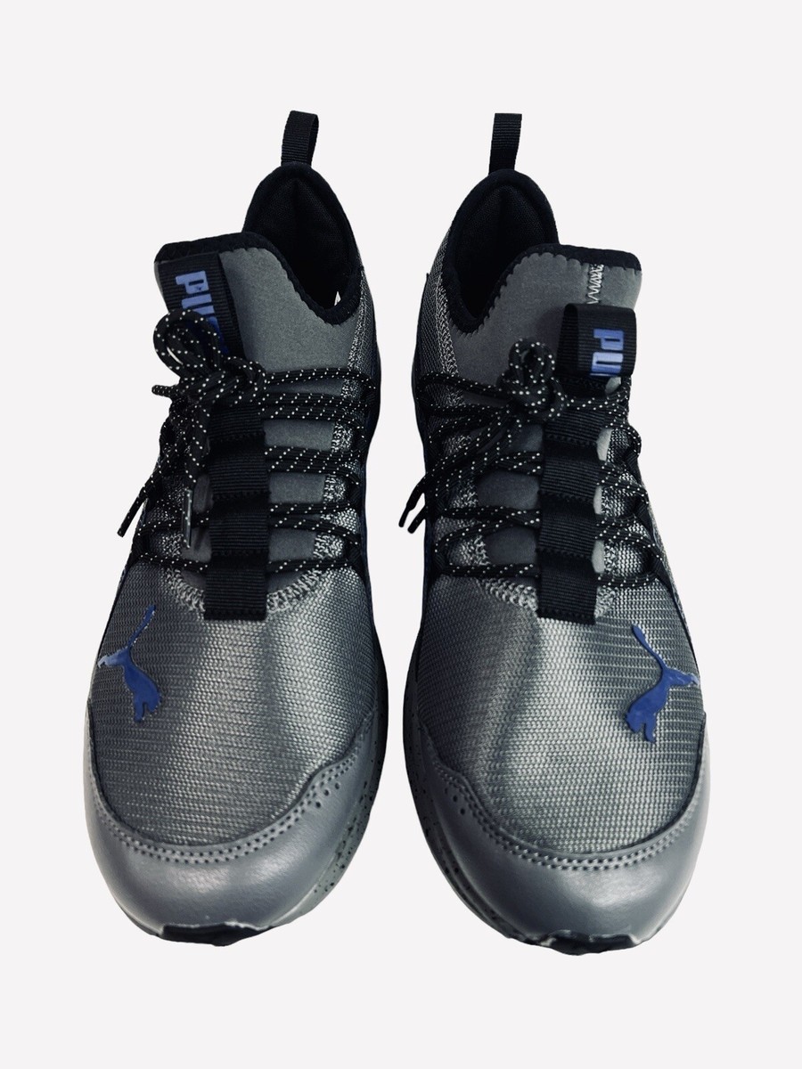 Puma Transport Trail Speck 377846 01 Gray Mesh Athletic 