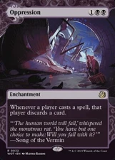 MTG WOE Enchanting Tales R Oppression #0032