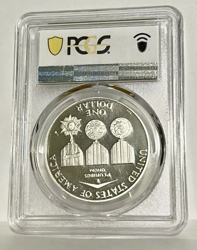 PR70 1994-P DCAM Vietnam Commemorative Silver Dollar PCGS * - Image 2 of 2