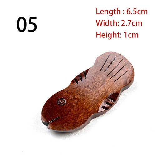 Chopstick Holder Vintage Wooden Chopstick Stand Rest Decorative Rack Tableware - Afbeelding 29 van 44