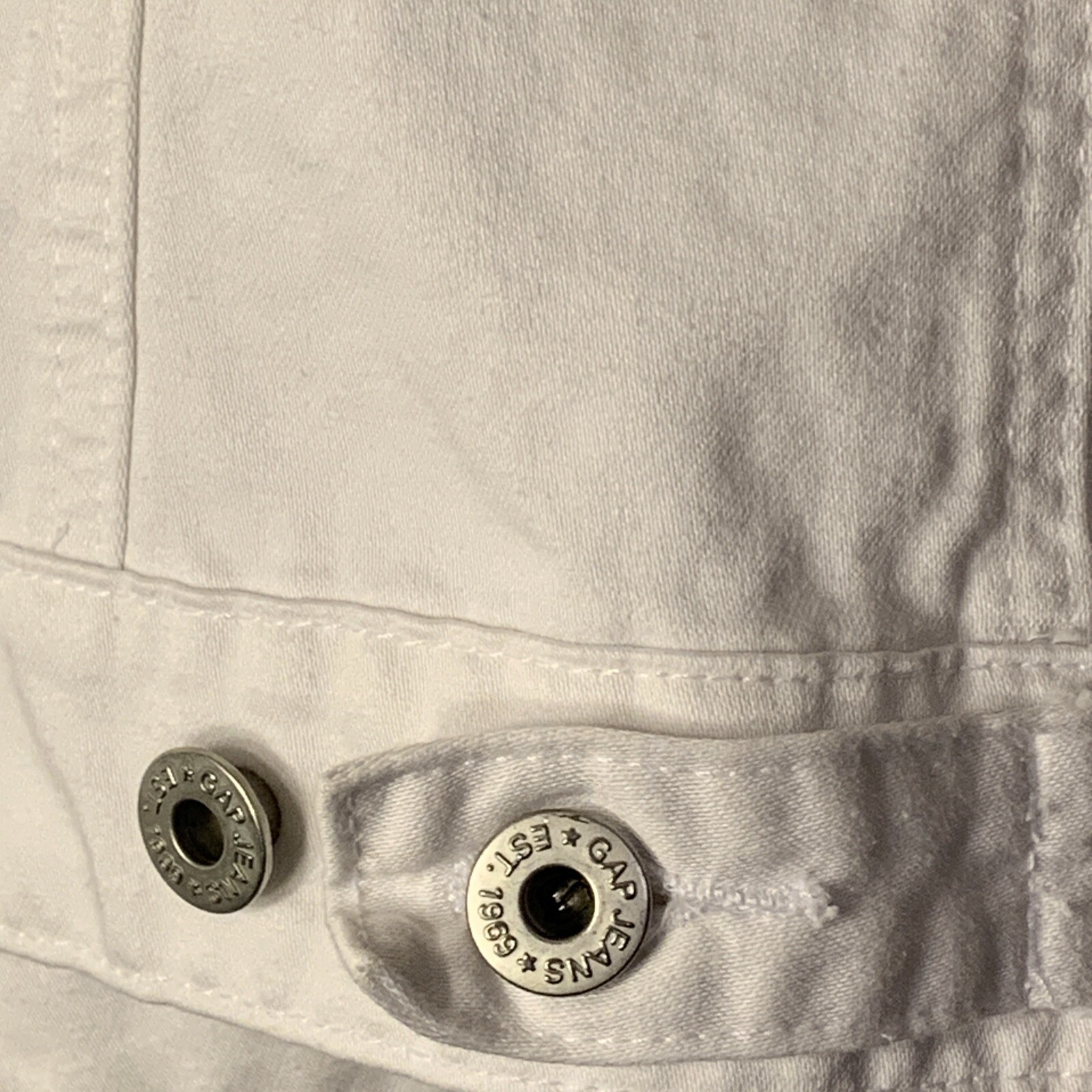 Gap White Denim Jacket - image 9