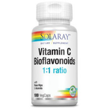 Solaray C w/ Bioflavonoids, Veg Cap Btl-Plastic 500mg  100ct