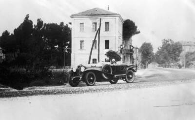 Isotta Fraschini Avati In Targa Abruzzo Pescara Motor Racing Old Photo