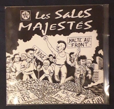 Les Sales Majestés - Stop Au Front (Vinyl, EP, 7'',Limited) Punk / Black Bérurier