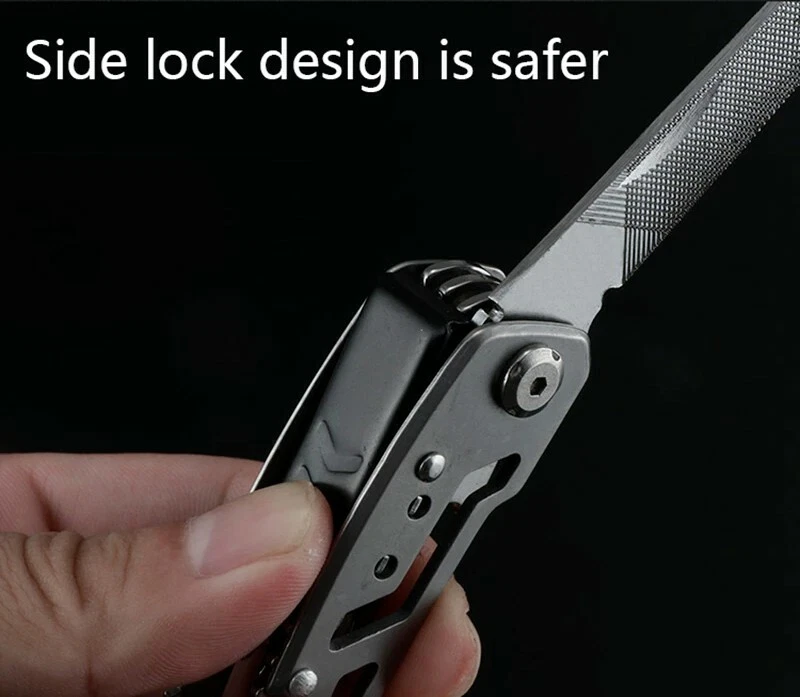 Multi Tool Knife EDC Gear Kit Multipurpose Camping Outdoor Folding Pocket Pliers