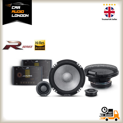 Alpine R2-S652 2022 R-Serie Pro 300 W 6,5'' 2-Wege Auto-Komponentenlautsprecher