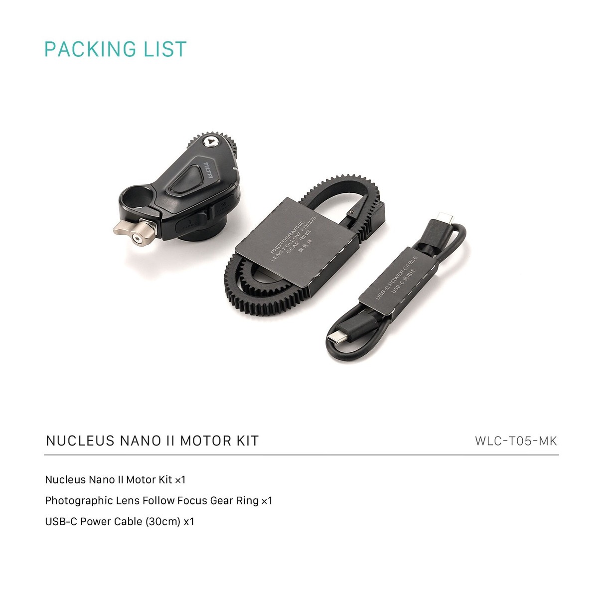 Advanced Side Focus Handle Tilta Nucleus Nano II Motor Kit