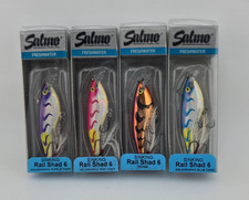 (4) Salmo Rail Shad 6 Crankbait Fishing Lures Lot of 4