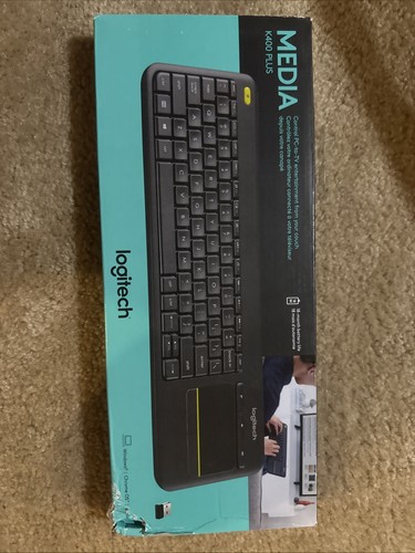 Logitech K400 Plus keyboard RF Wireless - Black - 第 1/4 張圖片