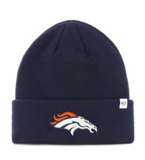 New Denver Broncos YOUTH 47 Brand Navy Blue Raised Cuff Knit Hat NFL