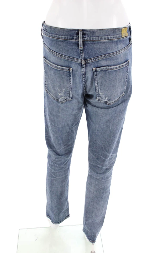 Citizens of Humanity Womens Cotton Five Pocket High Rise Jeans Blue Size 26 - Image 3 of 4