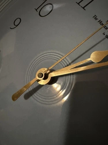 Homer Laughlin 10" Blue FIESTA 60th ANNIVERSARY Dinner Plate Wall Clock  READ