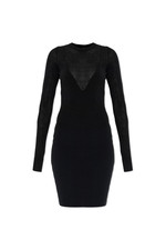 VERSACE Black Wool Dress New And Authentic