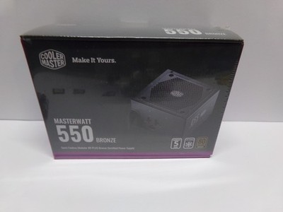 Cooler Master MasterWatt 550W 80 Plus Bronze Power Supply (US Plug) - Brand New