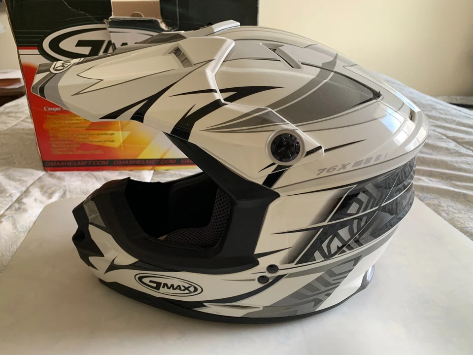 GMAX GM76X Off-Road Motorsports Helmet - Size M - Player TC-15 - New In Box! - Image 4 of 4