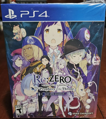 Re:ZERO - The Prophecy of the Throne - NEW Day One Edition PS4 Playstation 4