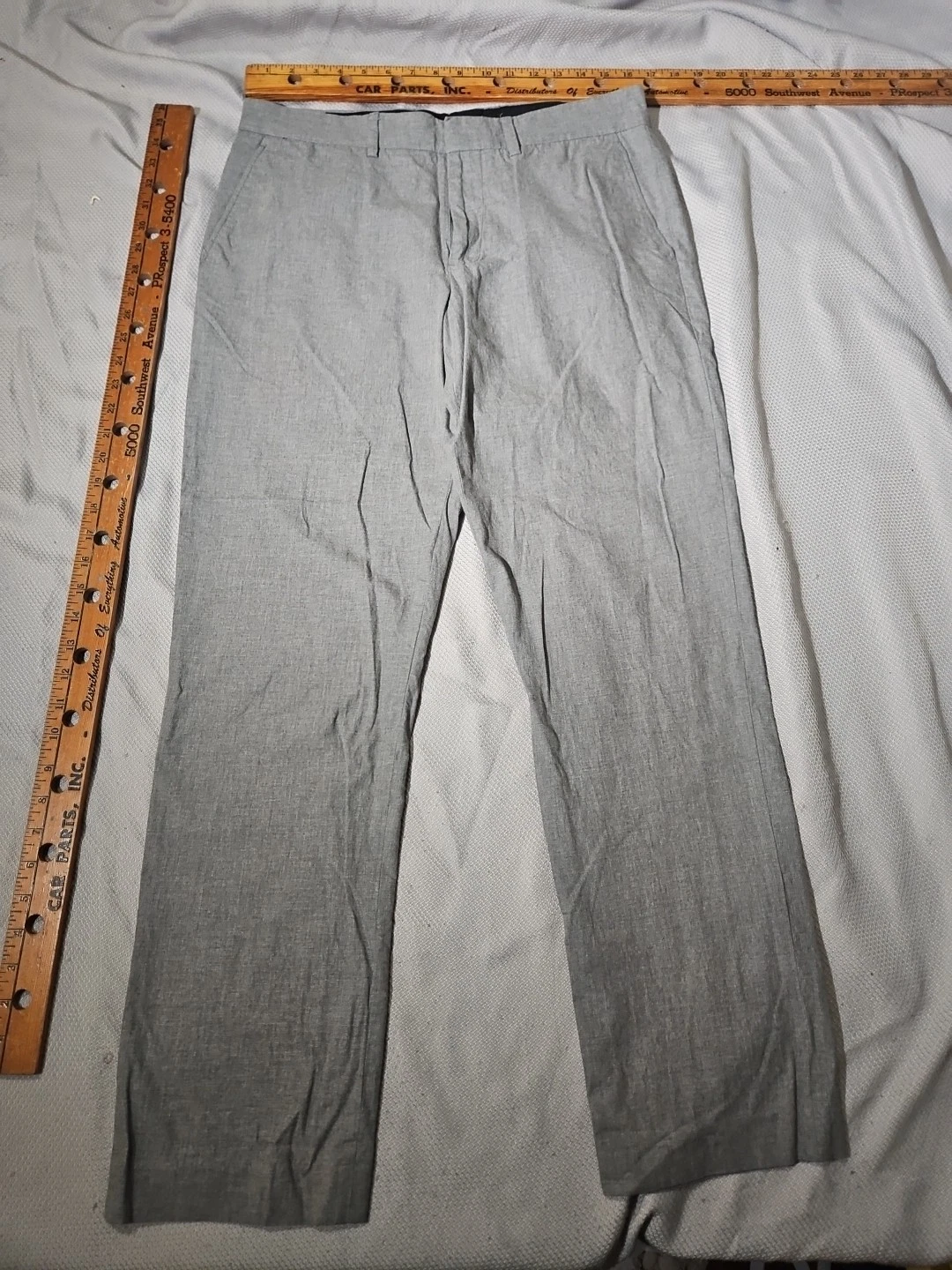 J Crew Pants Mens 32x32 Gray Bedford Straight Casual Career Preppy Chino Flat