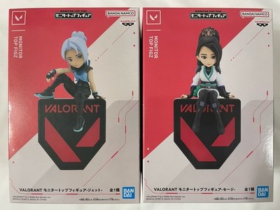 VALORANT Monitor Top Figure Jett & Sage by Banpresto. Authentic Japan New FPS