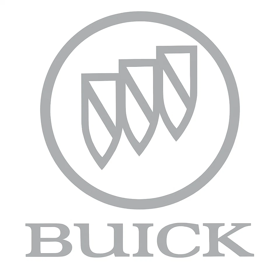Buick Center Caps para pára-brisa tamanho adesivo vinil premium decalque várias cores - Imagem 3 de 3