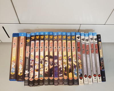 Fairy Tail Blu-ray/DVD Collection Eps 1-265 + Dragon Cry Movie Missing 2 Big Lot