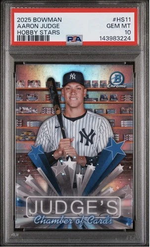 2025 Bowman - Hobby Stars Aaron Judge #HS-11 PSA 10🔥