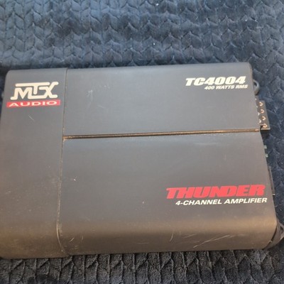 MTX AUDIO THUNDER TC40004 4-Channel Car Amplifier - 400W RMS - Tested & Working