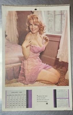 1960 Pin Up Calendar W Playmates