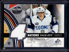 Teuvo Teravainen 2025-26 SP Game Used #4N-TT 4 Nations Face Off Fabrics Jersey