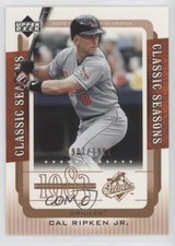 2005 Upper Deck Classics Classic Seasons 1907/1999 Cal Ripken Jr #CS-CR HOF sh7