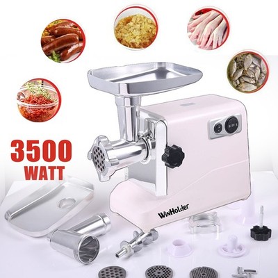 3500 Watt Electric Meat Grinder Home Commercial Sausage Maker Mincer Stuffer USA