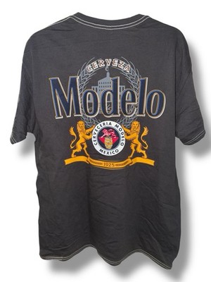 Modelo Cerveza Beer Logo Graphic Style T- Shirt NWOT