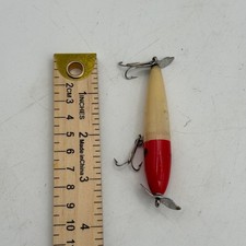 Vintage Creek Chub Wood Fishing Lure Propeller Ends 3.75" Collectible Fishing Pl
