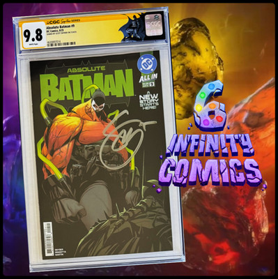 ABSOLUTE BATMAN #9 CGC 9.8 SS DRAGOTTA COVER A SIGNED SCOTT SNYDER