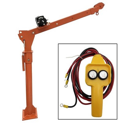 12V Small Interior Decoration Crane Remote Control Lifting Machine 881LBS