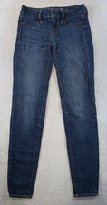 American Eagle Womens Jeans Size 00 Ultra Low Rise Jegging Denim Stretch