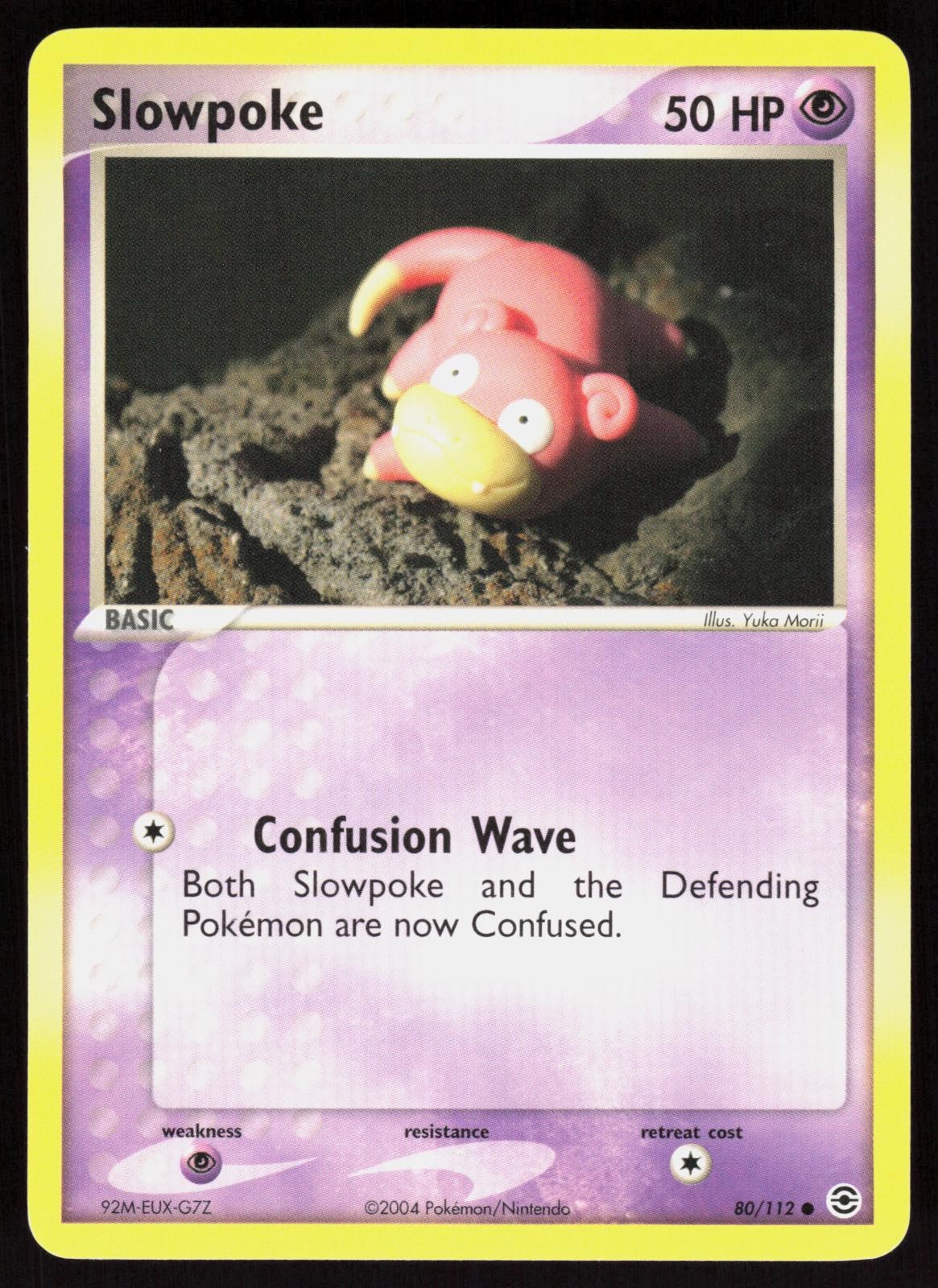 Slowpoke 80/112 - Pokemon FireRed & LeafGreen - Common - NM