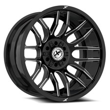 17x9 Xf Off-road Xf-232 Gloss Black Milled Wheels 6x1356x5.5 0mm Set Of 4