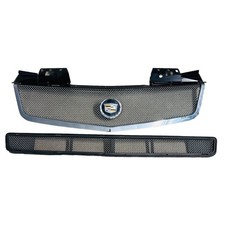 2005-2007 Cadillac Sts Grille Upper And Lower Metal Mesh Grill Set 2005-2007 Cadillac Sts Grille Upper And Lower Metal Mesh Grill Set