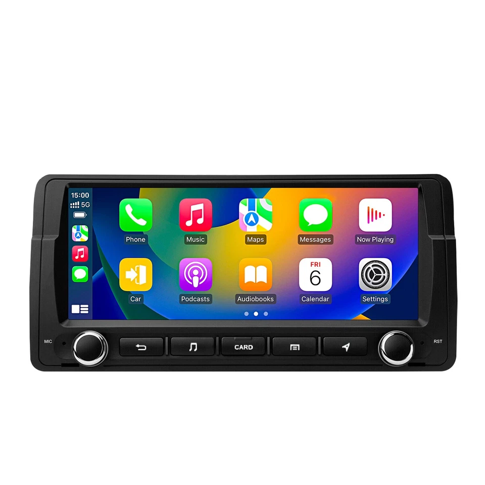 8" Android Radio Carplay Für BMW 3er E46 1998-2006 Navi RDS Bluetooth DAB+ - Bild 2 von 4