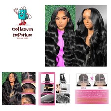 13x6 HD Lace Front Wigs - 30 Inch Body Wave Human Hair, Glueless  Pre-Plucked