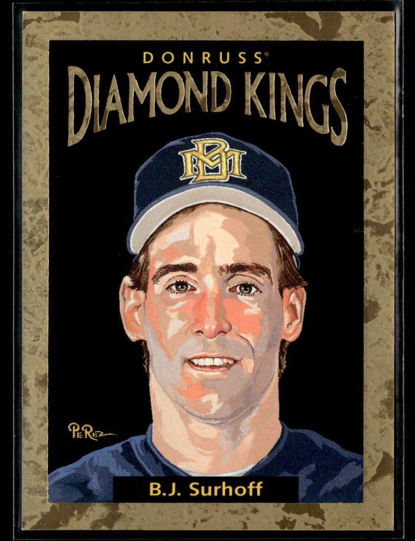 1995 Donruss Diamond Kings B.J. Surhoff #DK-20 NM #/10000